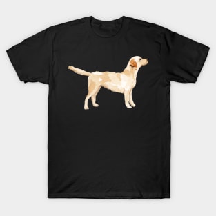 Yellow Lab Silhouette Watercolor T-Shirt